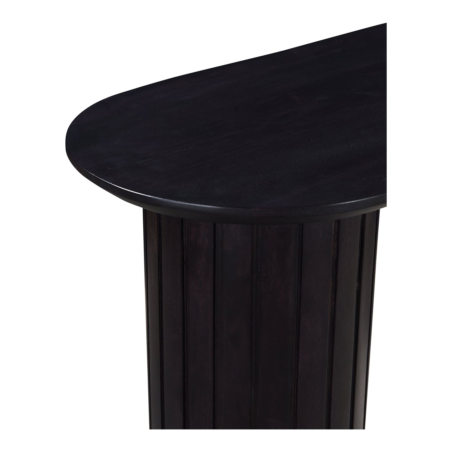Moe's Home Povera Wood Oval Console Table