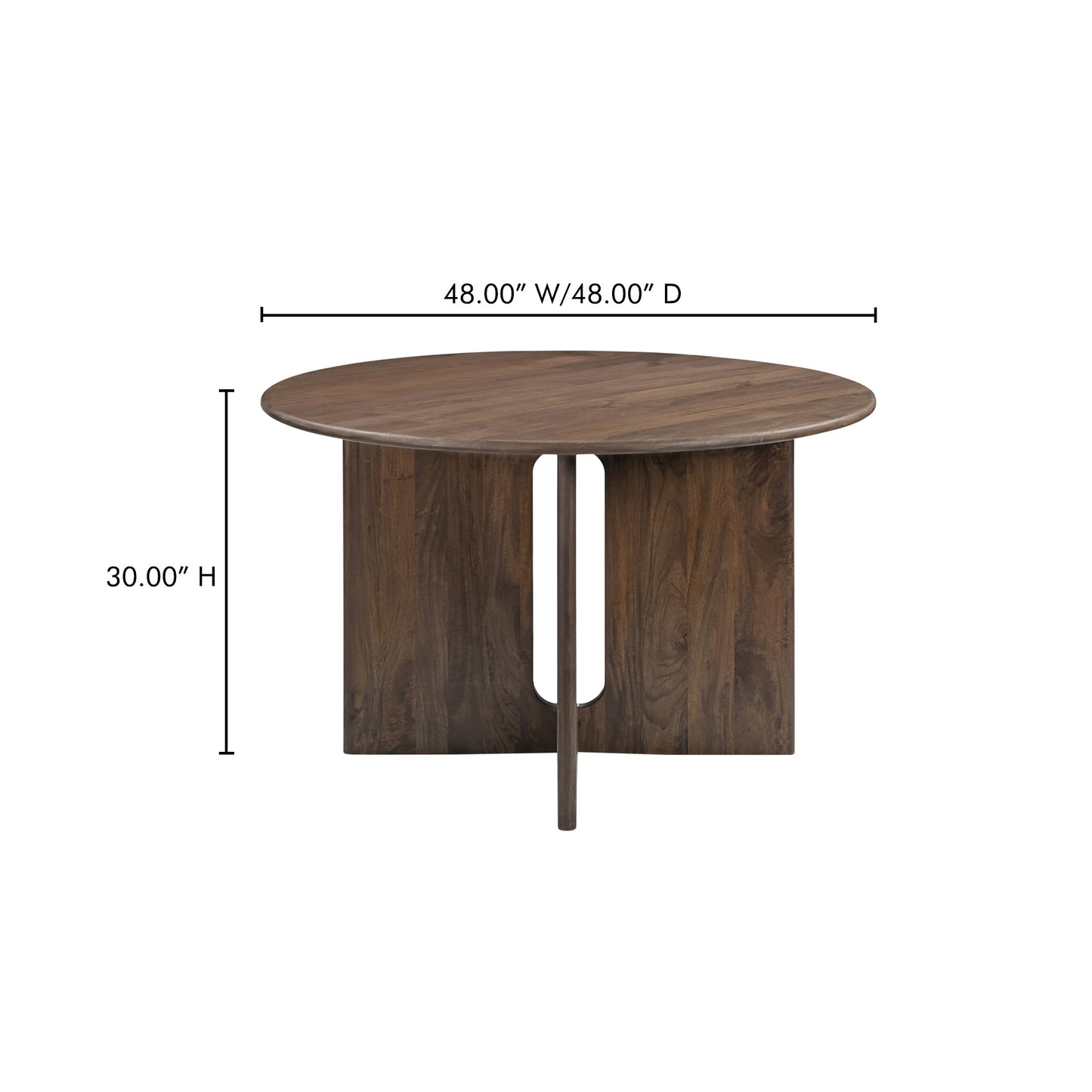 Stanley Wood Round Dining Table
