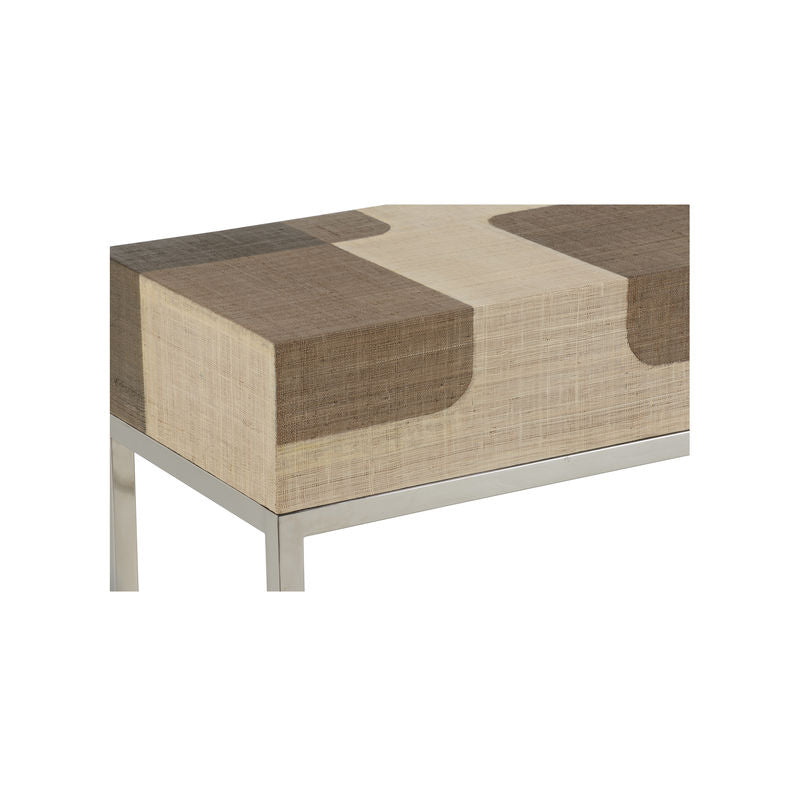 Wildwood Jacoby Nickel Base Console Table