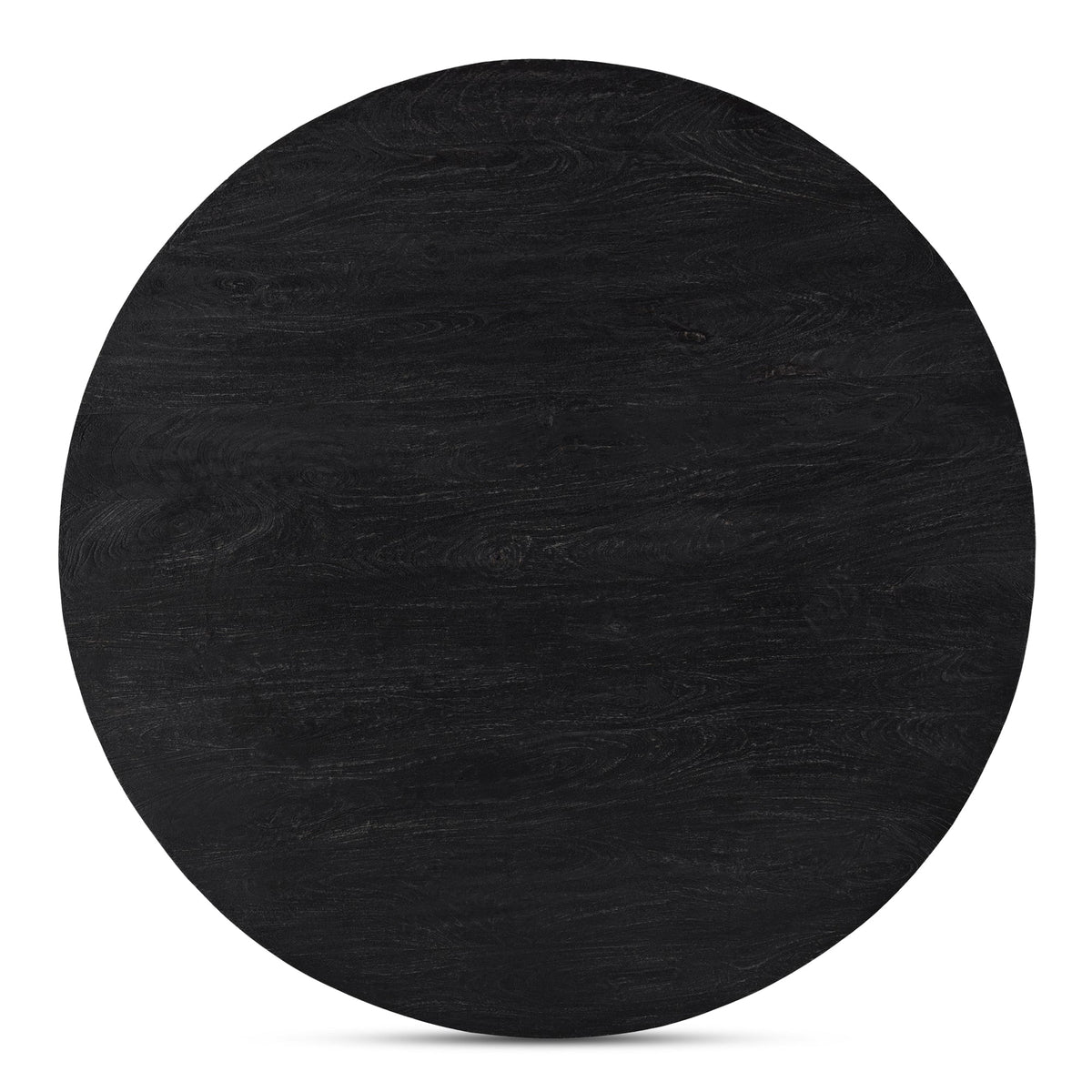 Moe's Home Cember Solid Wood Black Round Dining Table