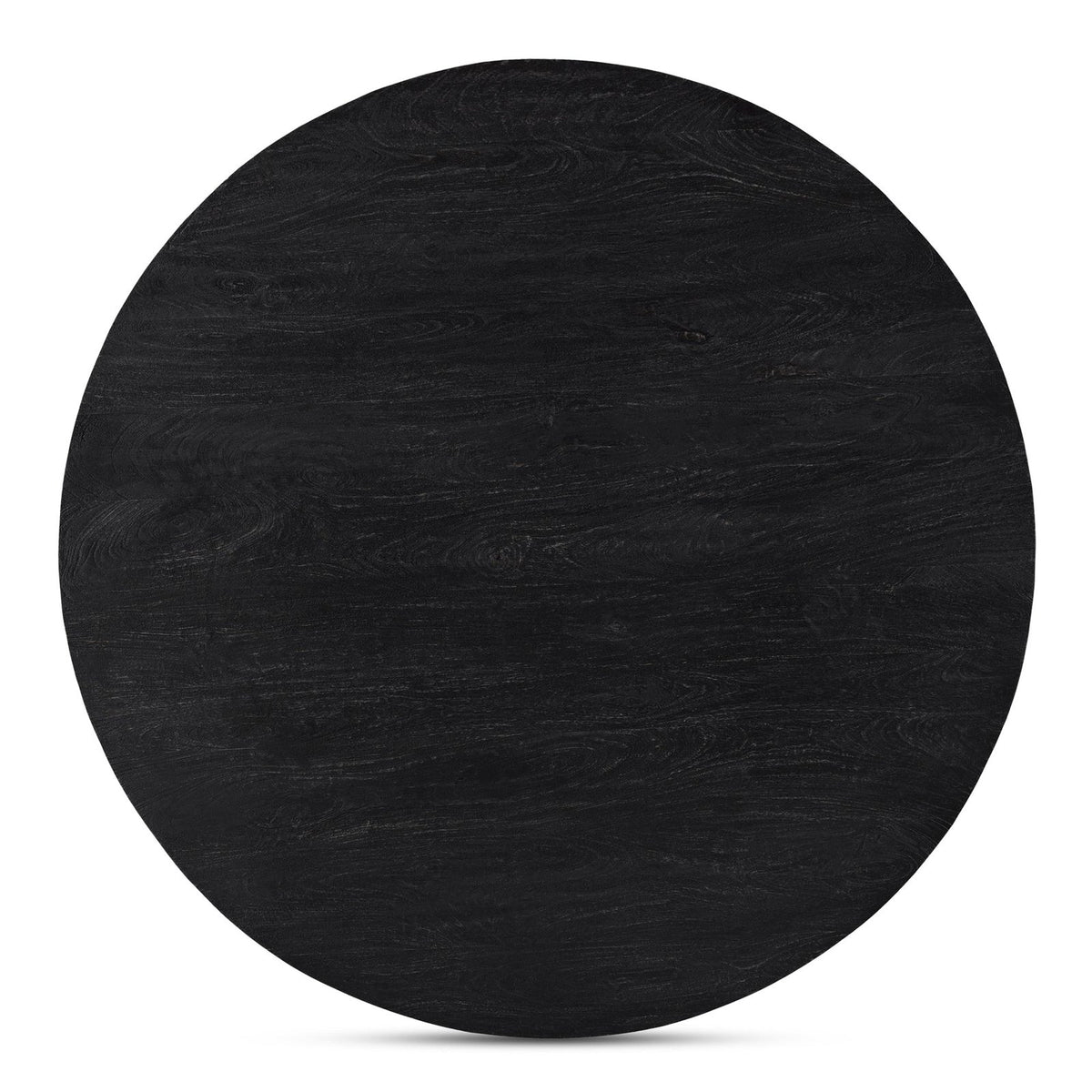 Moe's Home Cember Solid Wood Black Round Dining Table