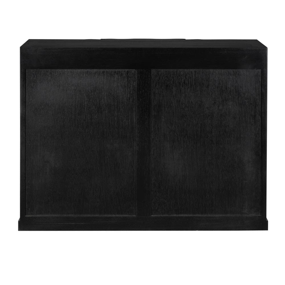 Noir Kiss Wooden Black Dresser