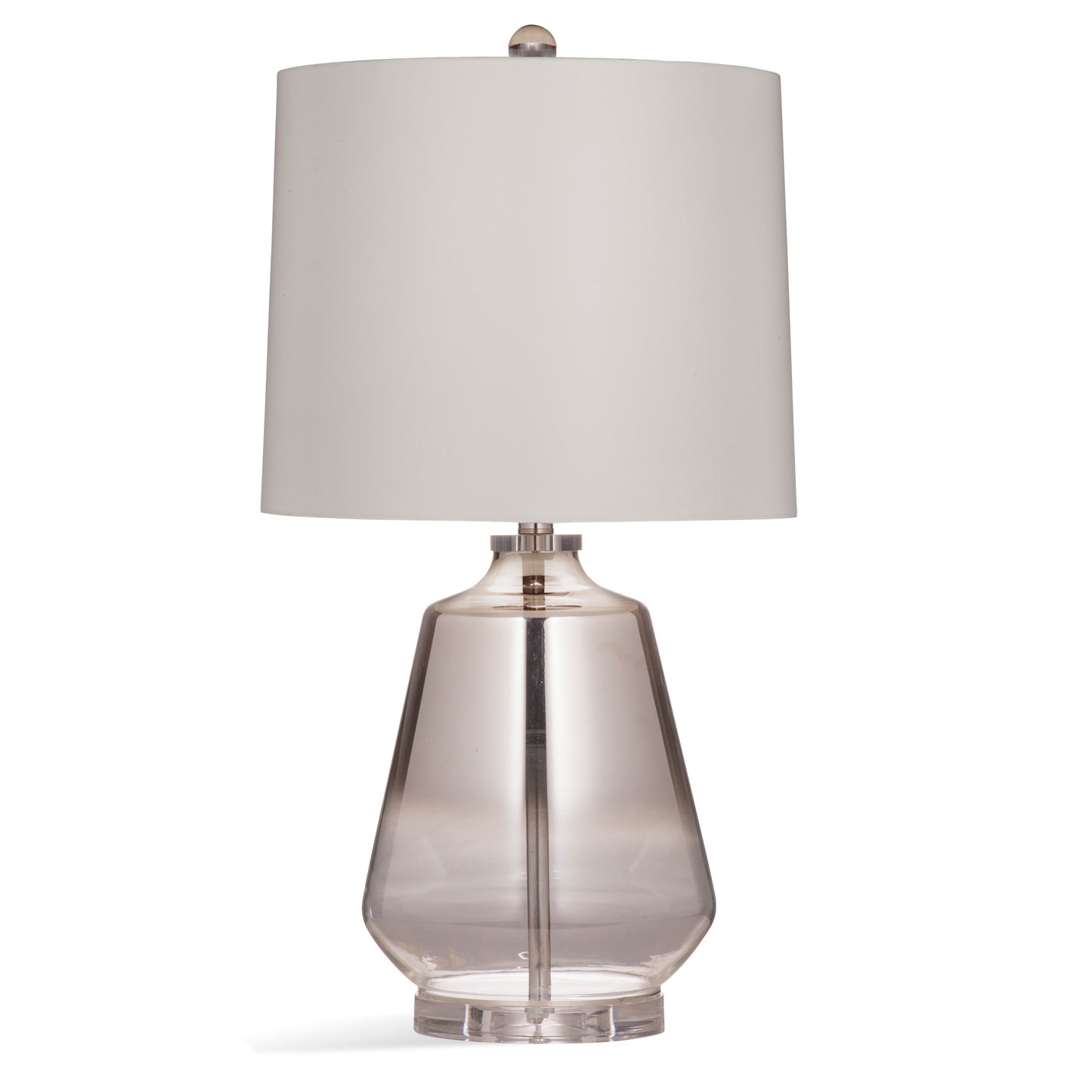 Bassett Mirror Adara Glass Silver Table Lamp
