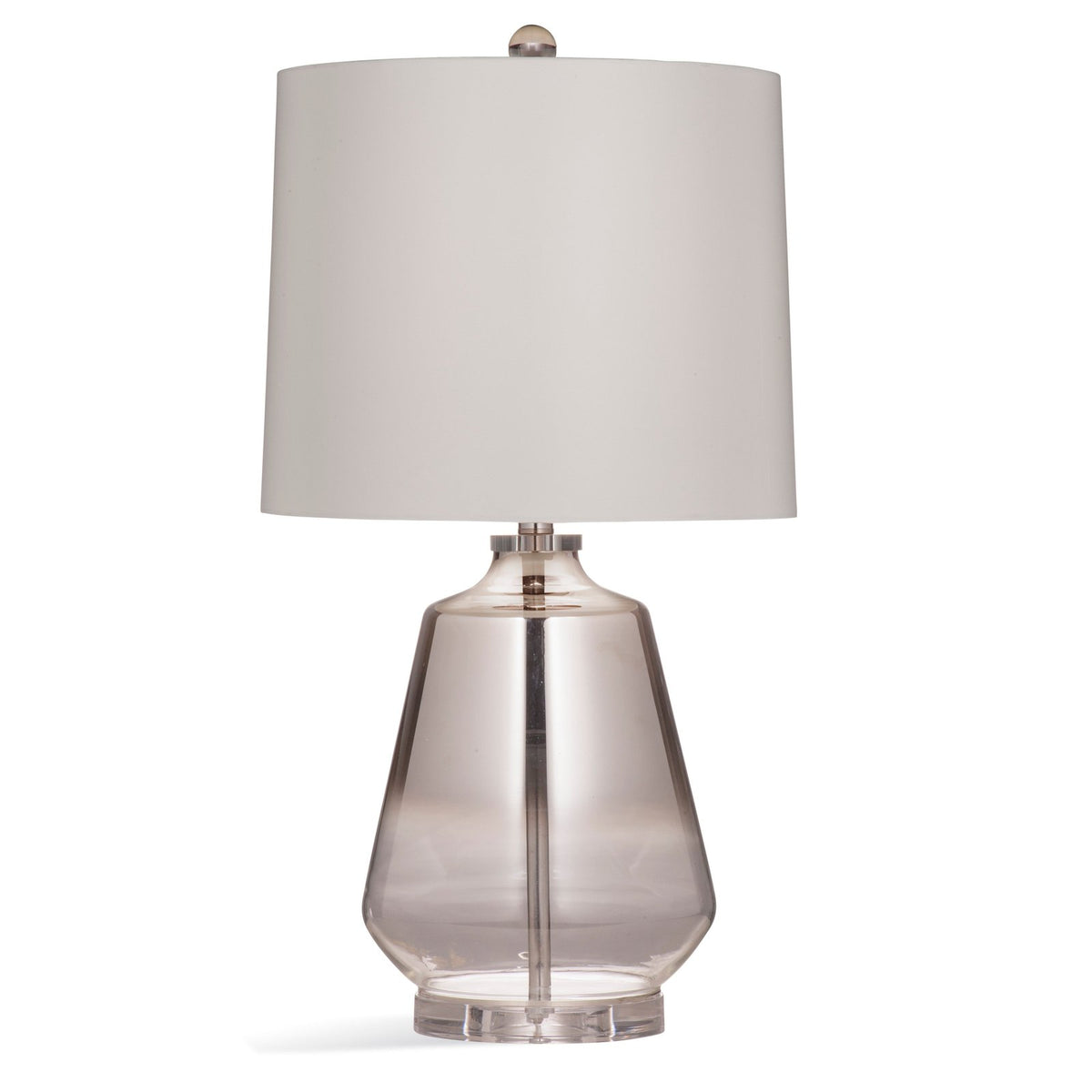 Bassett Mirror Adara Glass Silver Table Lamp