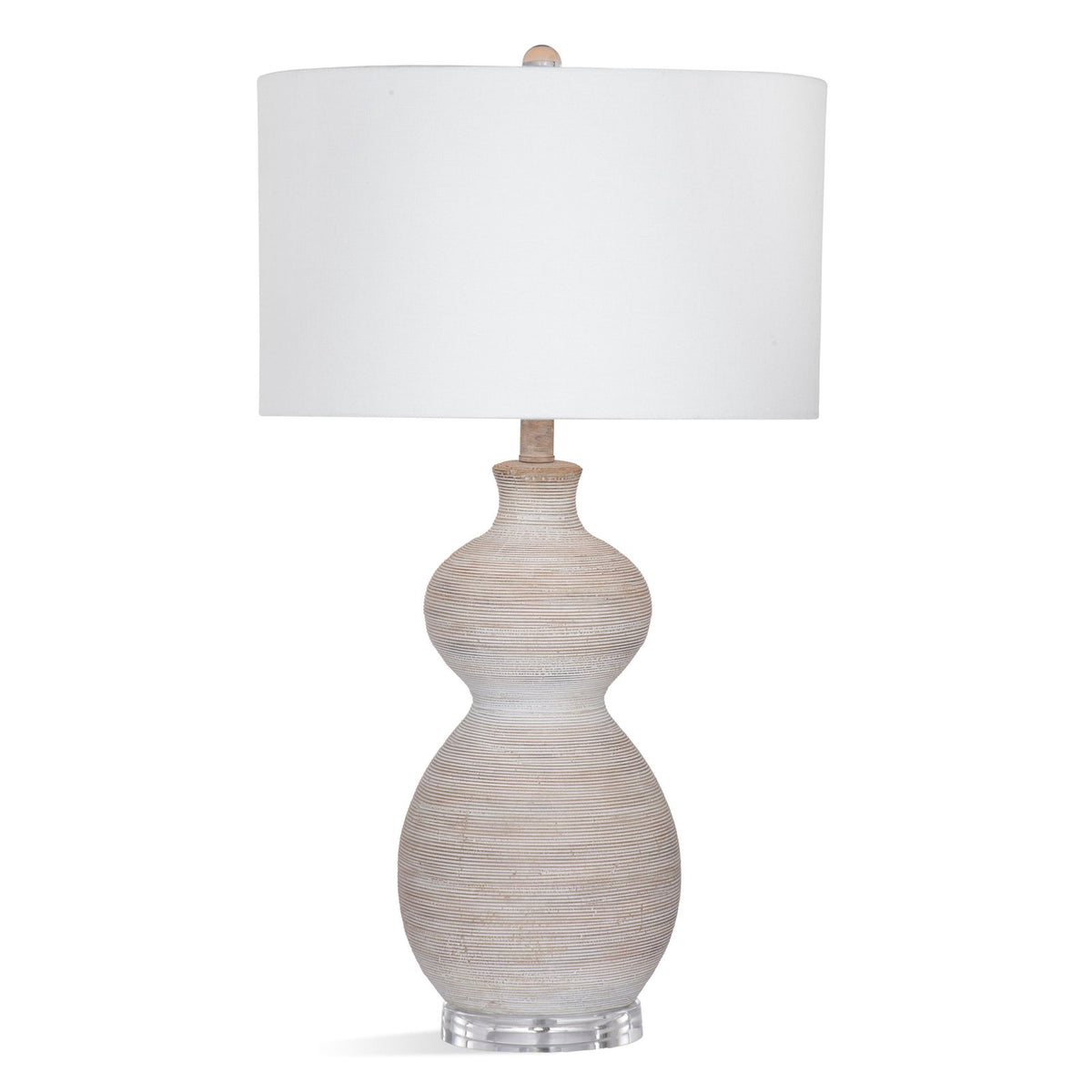 Bassett Mirror Sandy Ceramic White Table Lamp