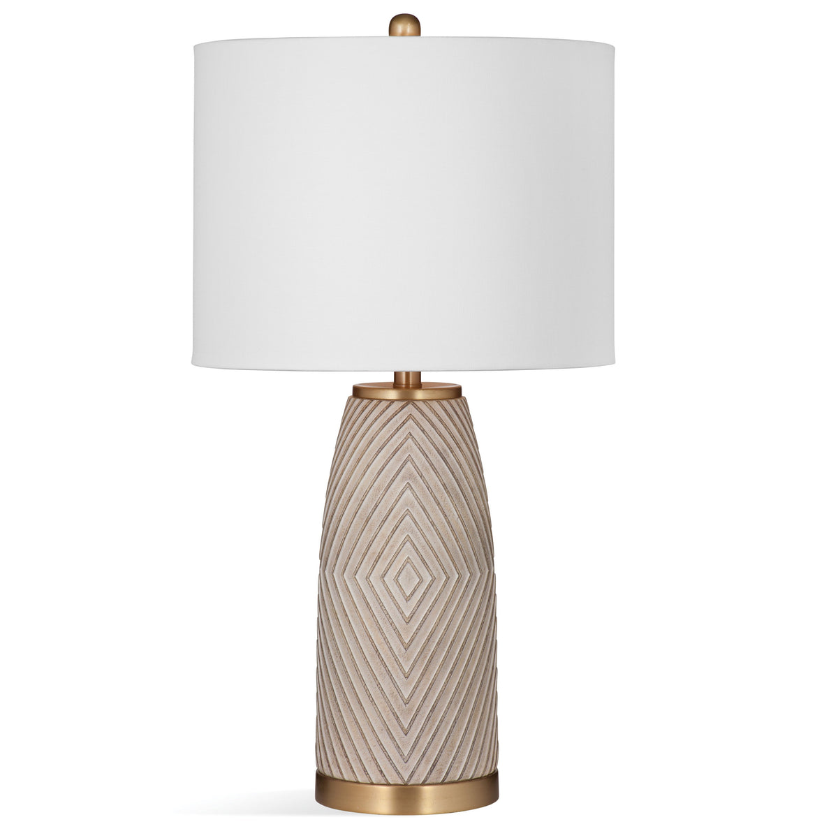 Bassett Mirror Becky Polyresin Beige Table Lamp