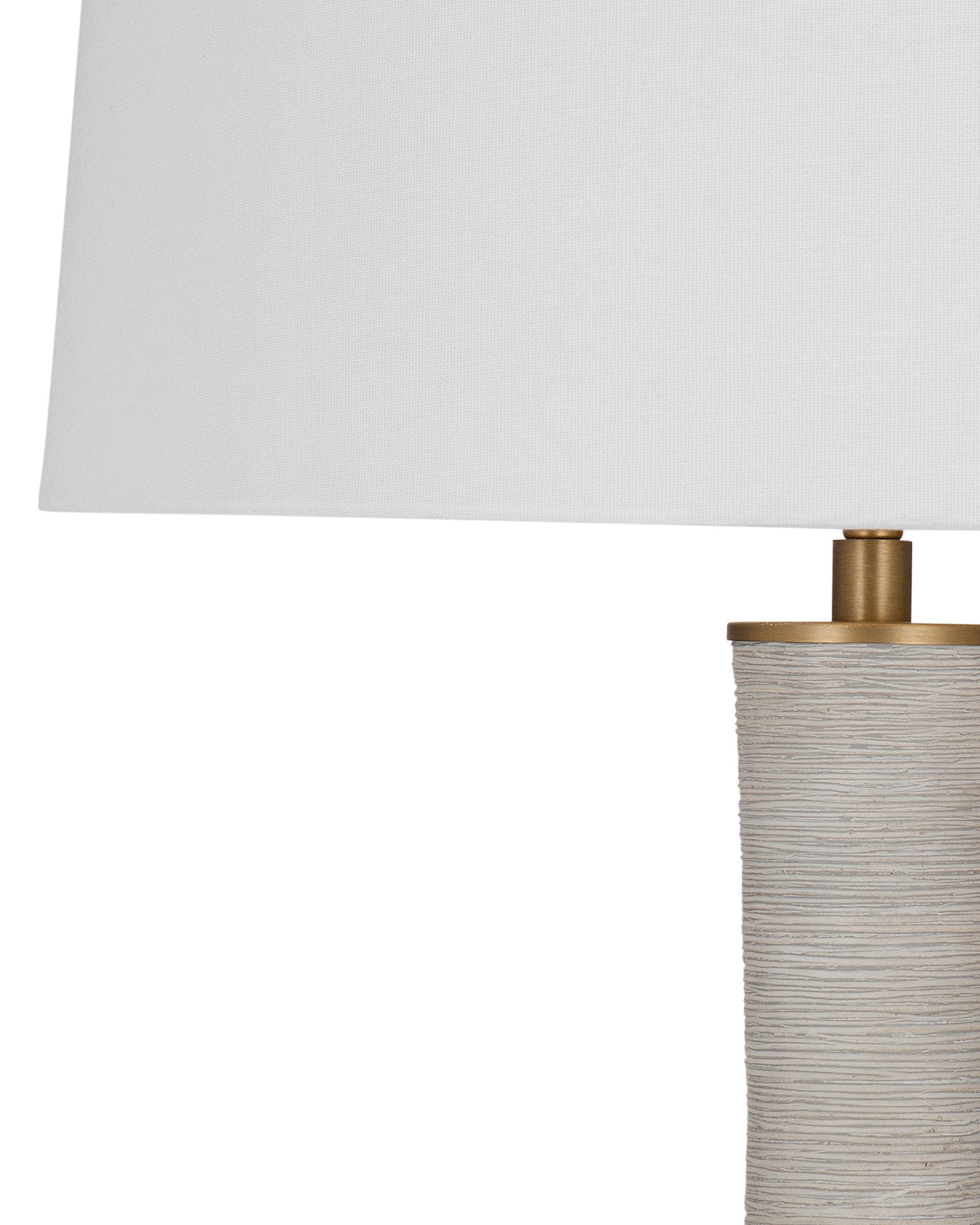 Bassett Mirror Ranier Gray Resin Table Lamp