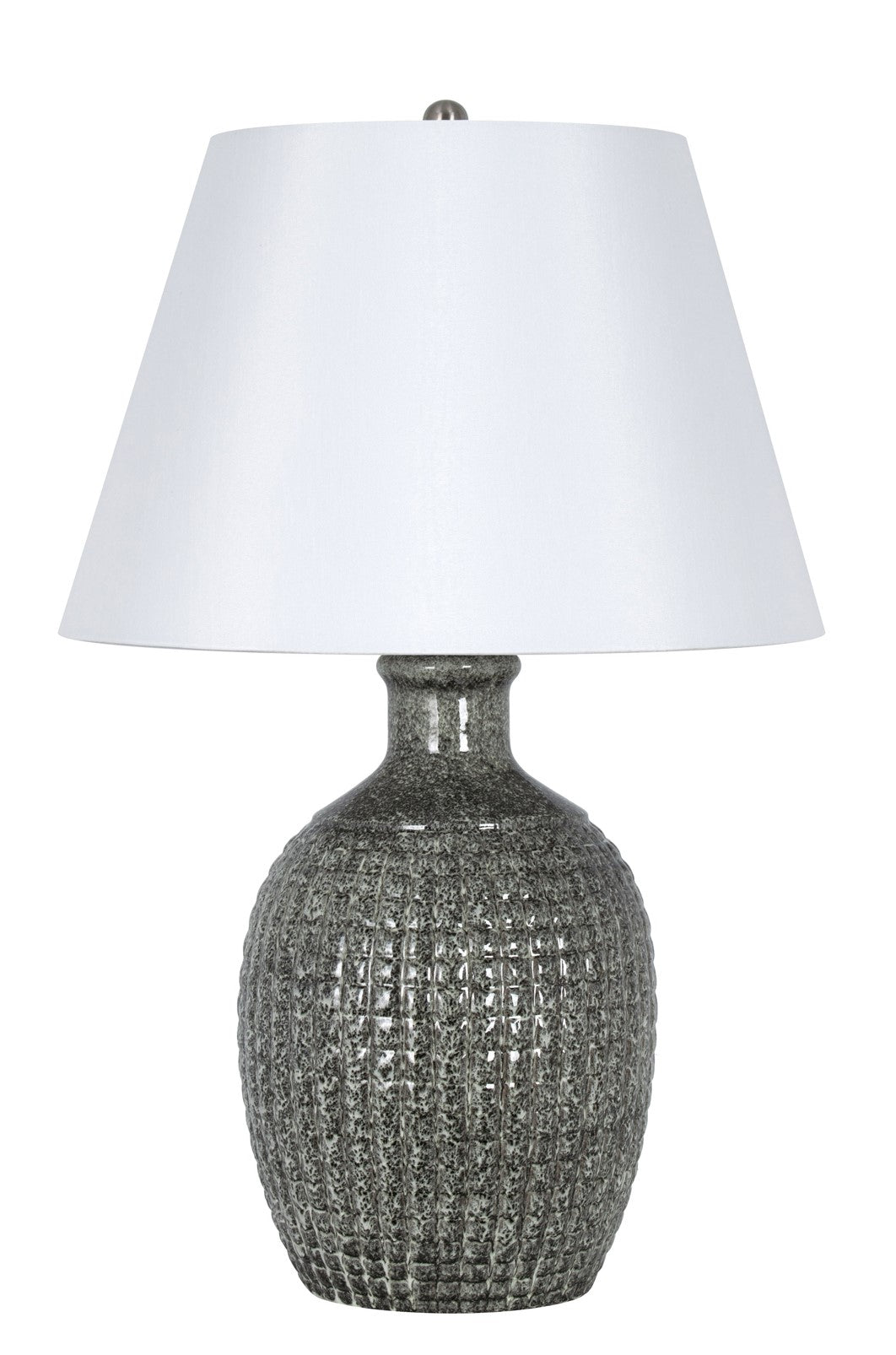 Dhurrie Green Ceramic Base Table Lamp