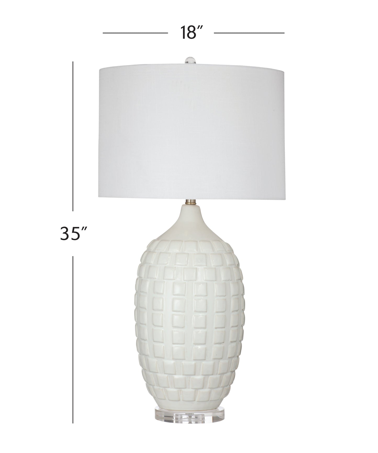 Sesser Sleek Ceramic Base Table Lamp