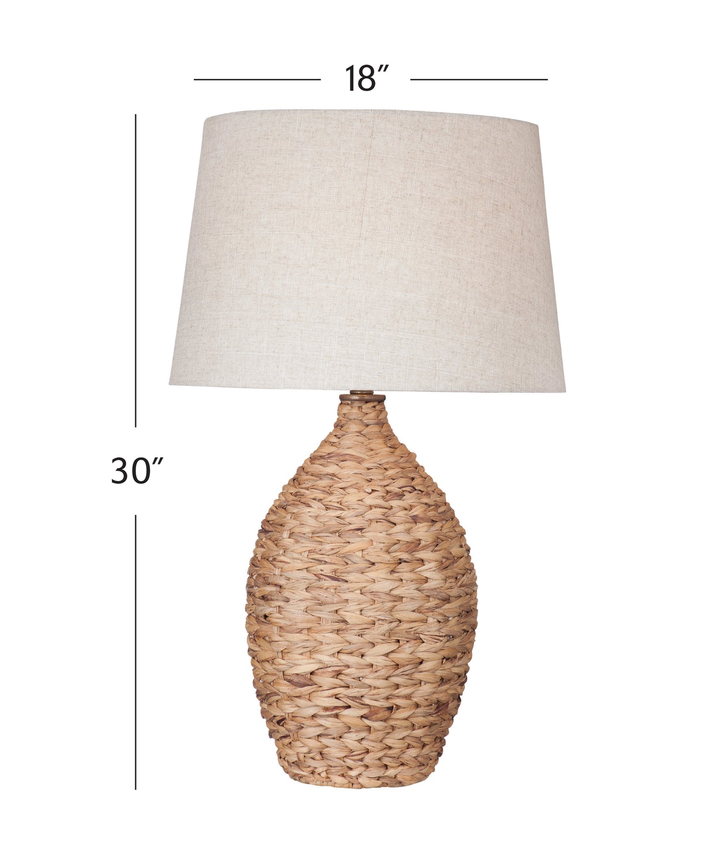 Kingston Natural Sea Grass Base Table Lamp