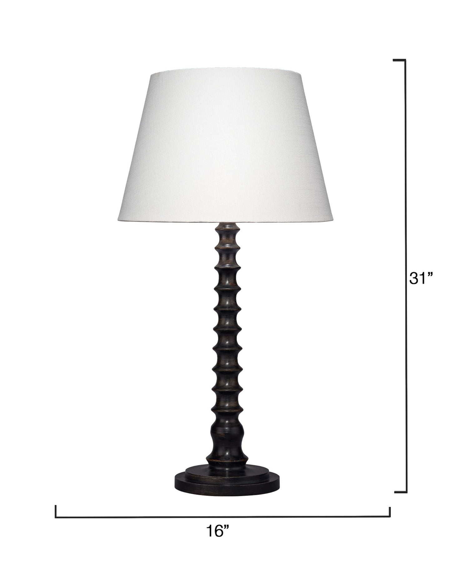 Jamie Young Revolution Mango Wooden Table Lamp
