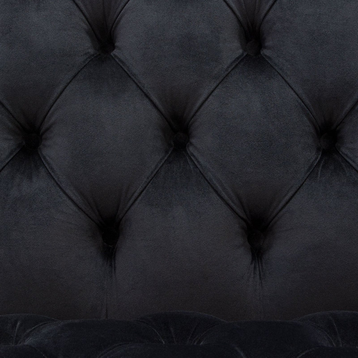 Diamond Sofa Luxe Black Tufted Velvet Accent Chair