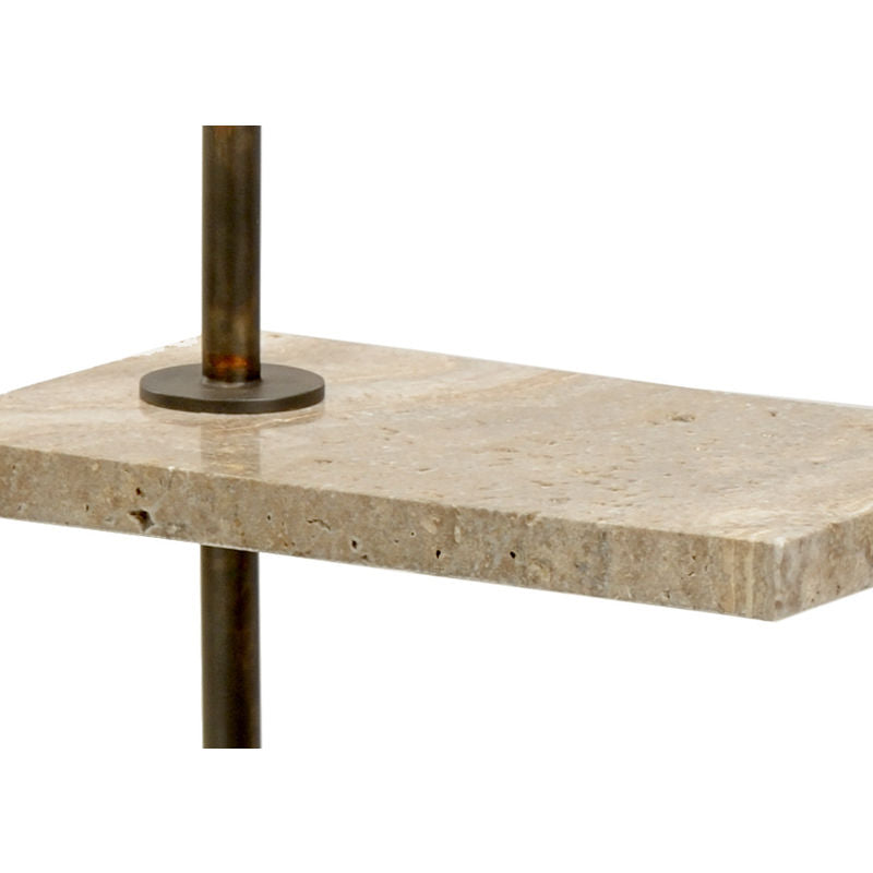 Wildwood Langston II Marble Tabletop Floor Lamp