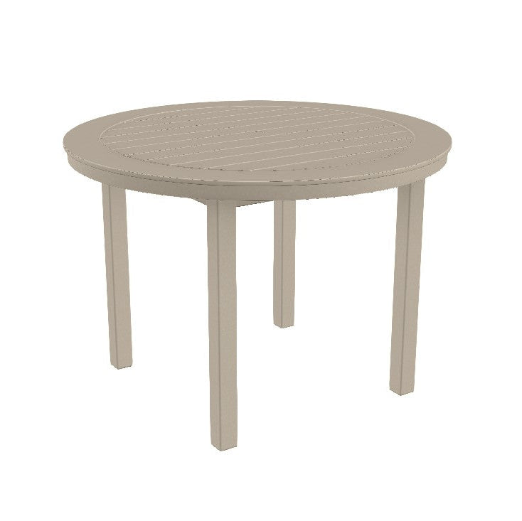 Telescope Leeward Sling Round Outdoor Dining Set 5PC