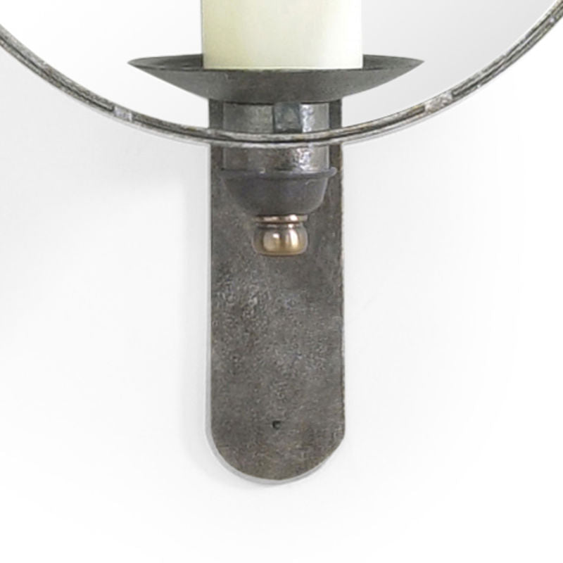 Chelsea House Leggit Lacquered Iron Base Wall Sconce