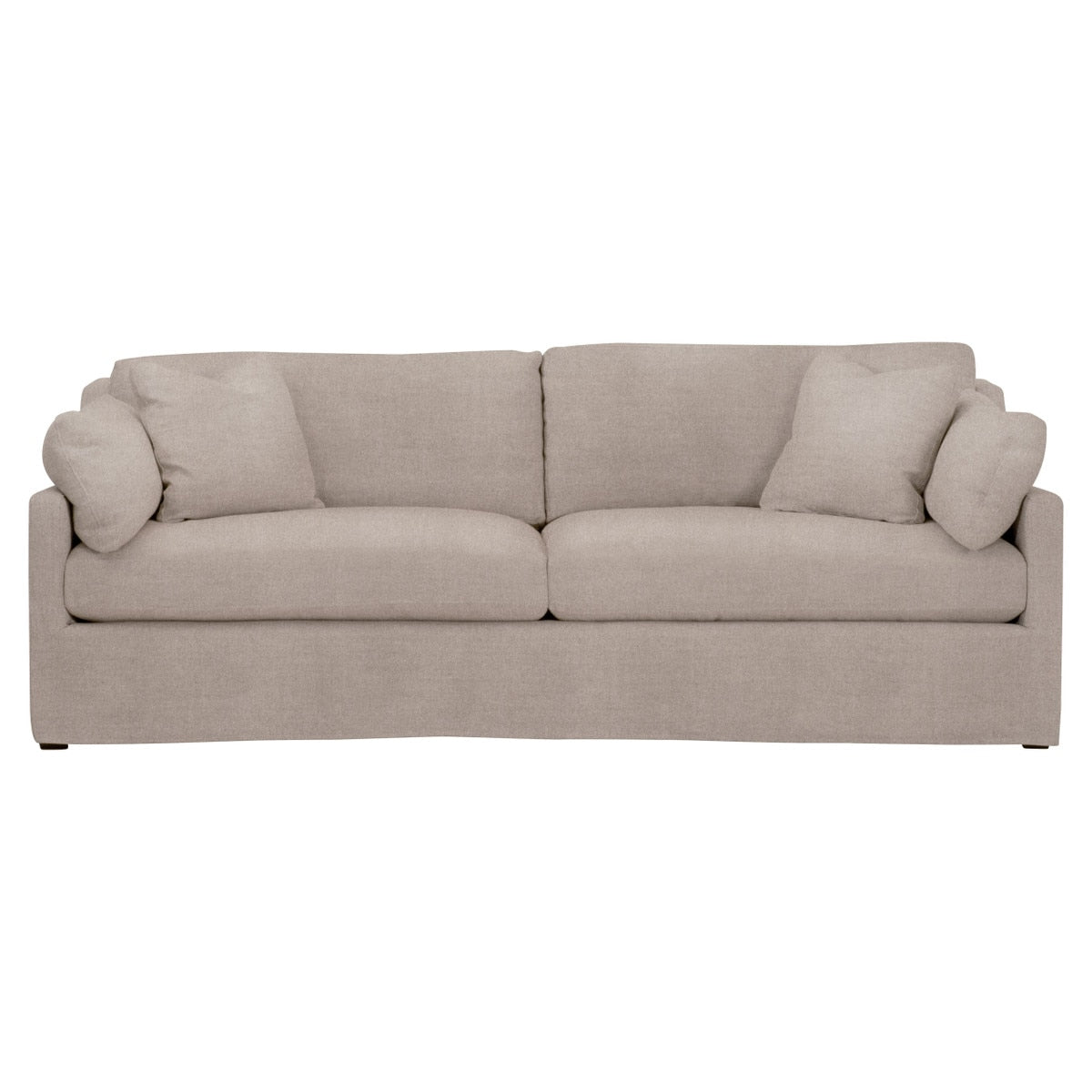 95" Lena Performance Fabric Slope Arm Sofa