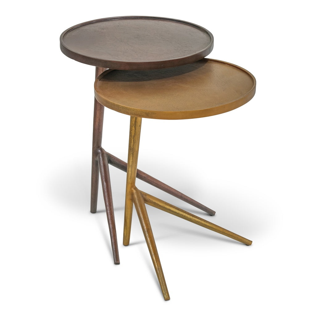 Urbia Leo Aluminum Nesting End Table