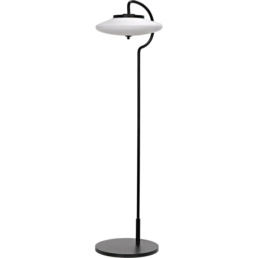 Lolibri Floor Lamp, Black Steel