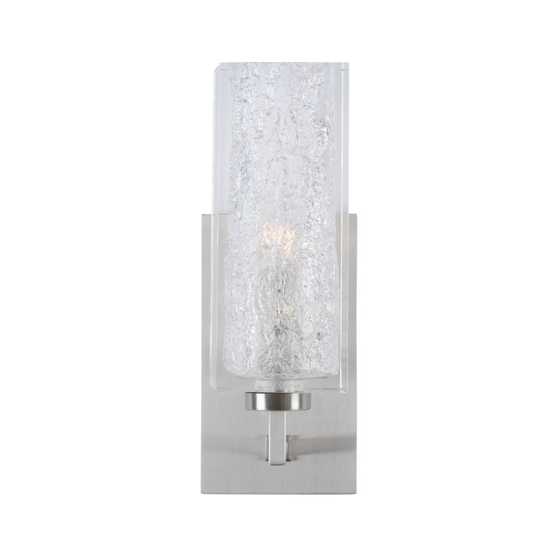 Wildwood Lucallan Nickel Finish Acrylic Wall Sconce