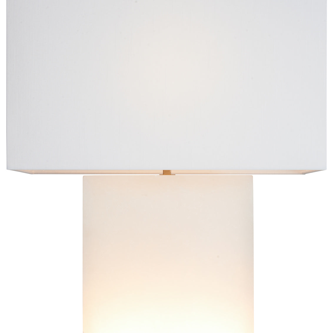 Luster White Alabaster Table Lamp