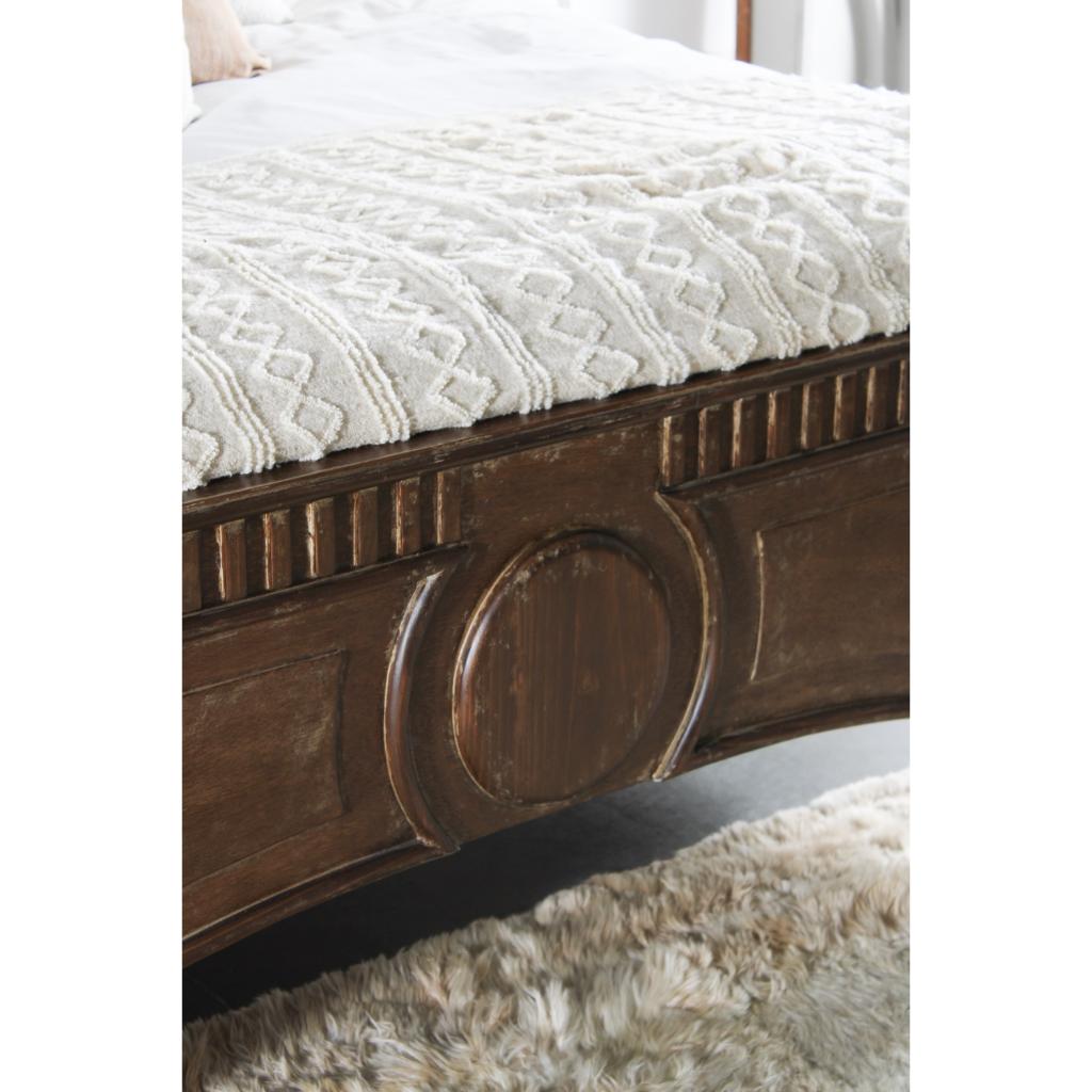 Peninsula Home Amelie Wooden Brown King Bed