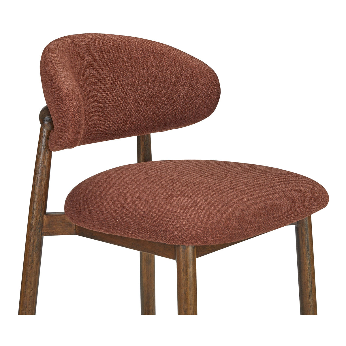 Moe's Home Ellie Performance Fabric Wood Frame Counter Stool