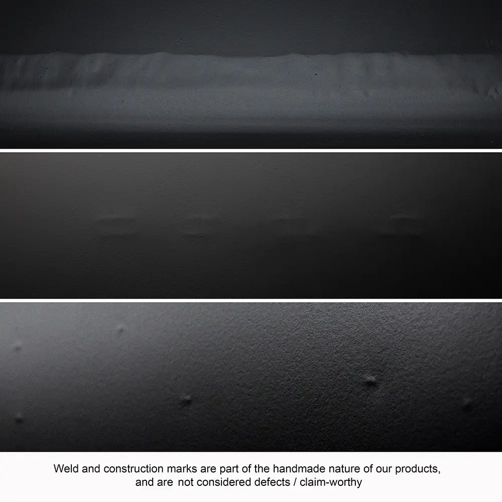 Noir Tetris Rectangular Black Dining Table