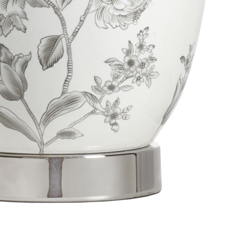 Wildwood Mabel Ceramic Made Grey Table Lamp