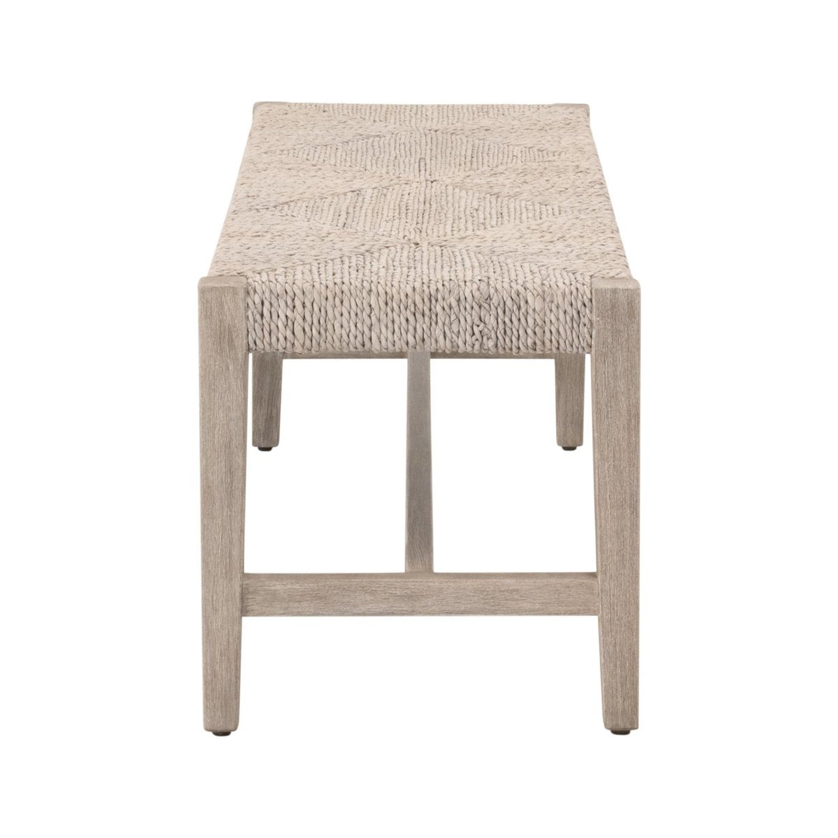 Essentials For Living Malay 52" Natural Abaca Rope Warp Dining Bench