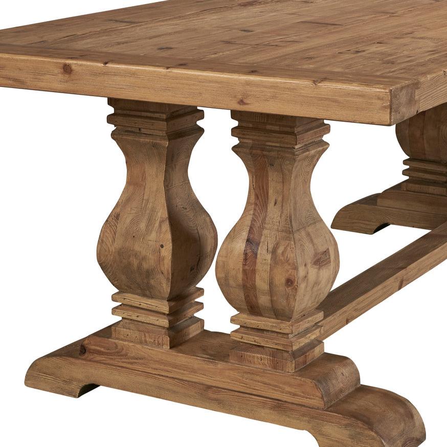 Furniture Classics Manor House Trestle Wooden Rectangular Table