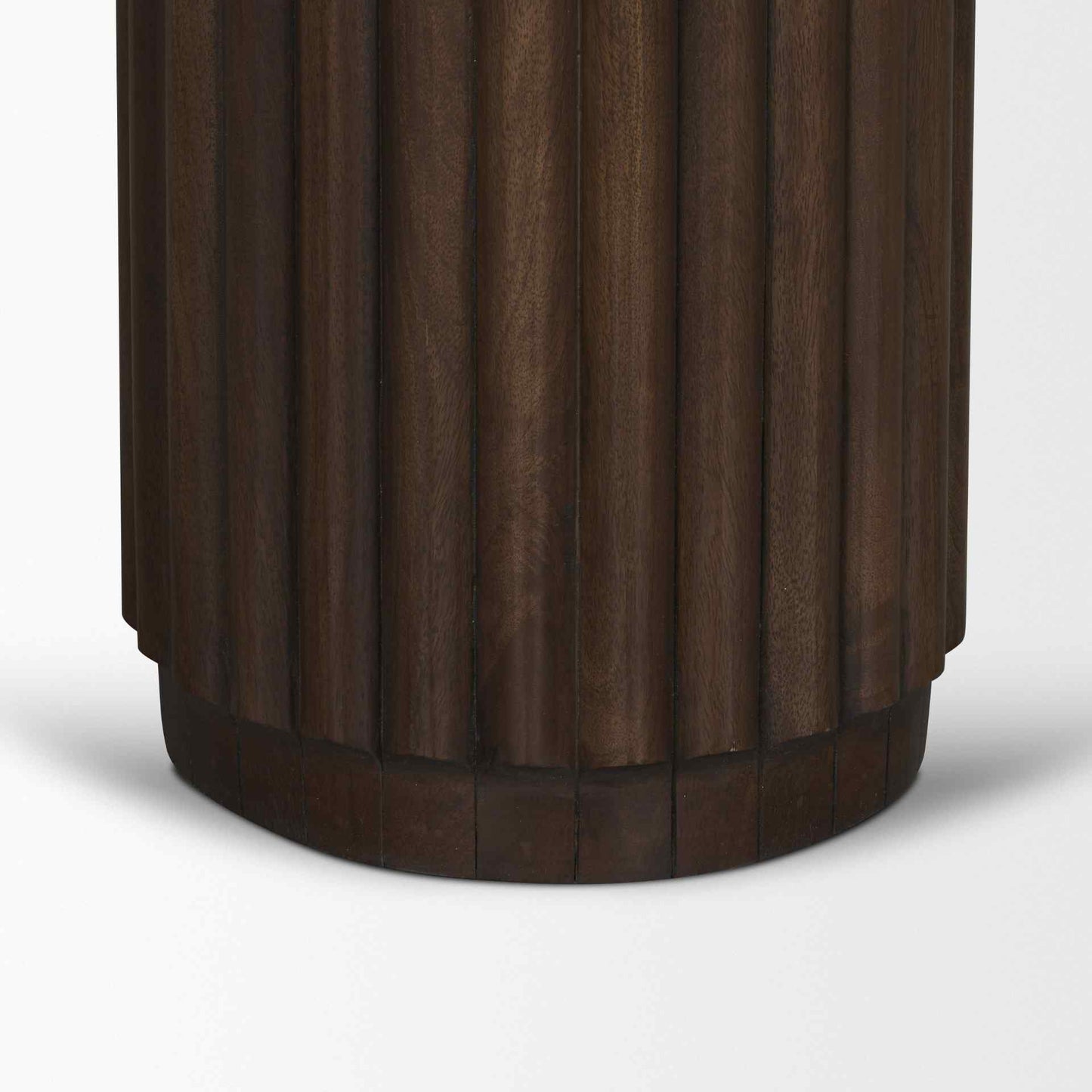 Mercana Marbrello Pink Marble Top Round Side Table