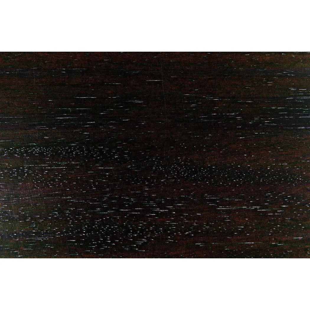 Noir Marigold Desk, Ebony Walnut Wood Black Oval Desk