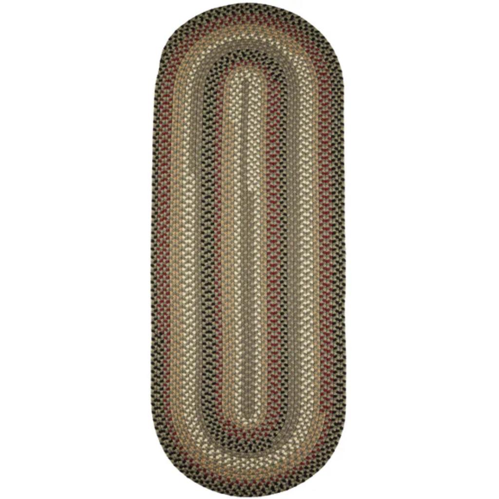 Rhody Rug Mayflower Braided Runner ReversibleĀ Area Rugs