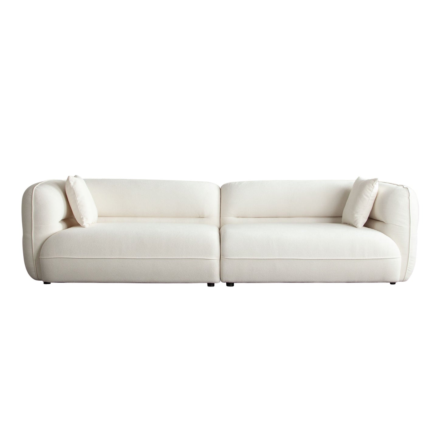 Diamond Sofa Micah Elite Ivory Fabric Sofa