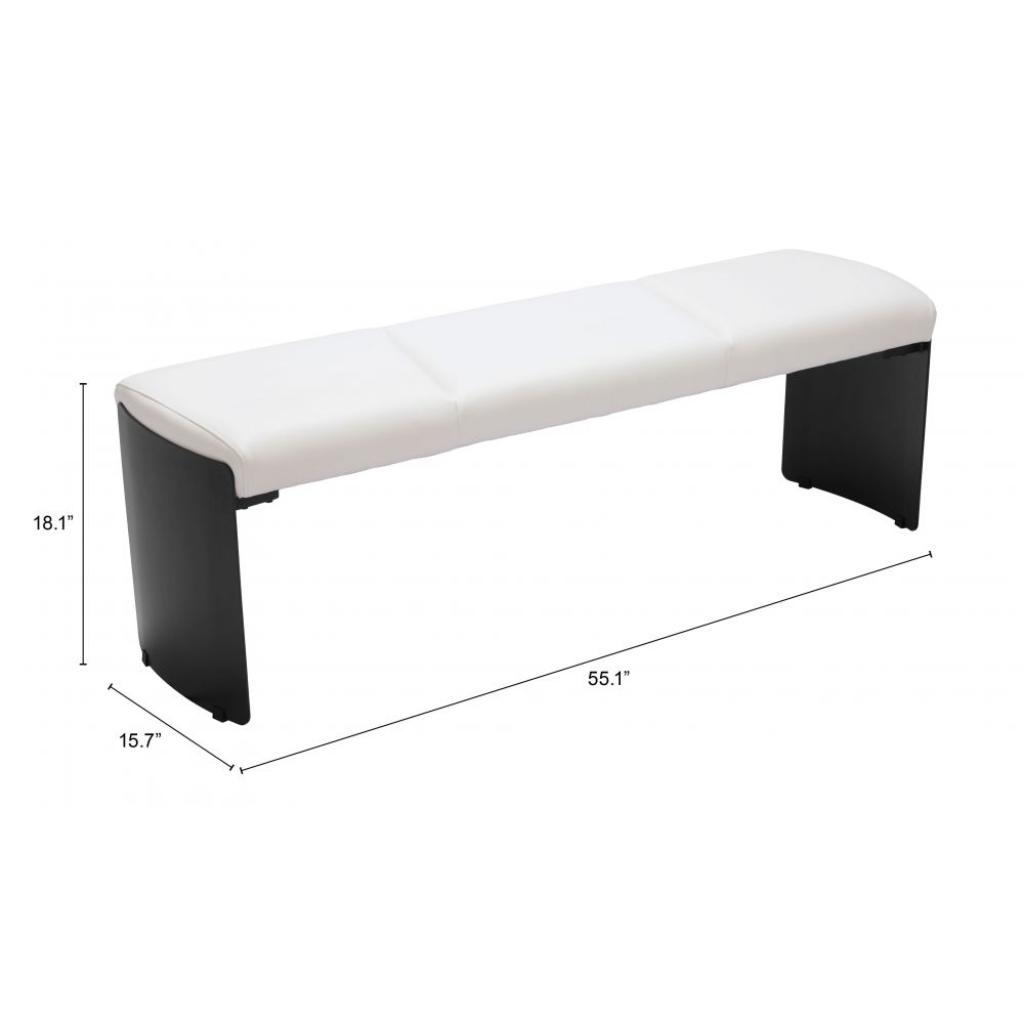 Mur Wooden Fabric Bench