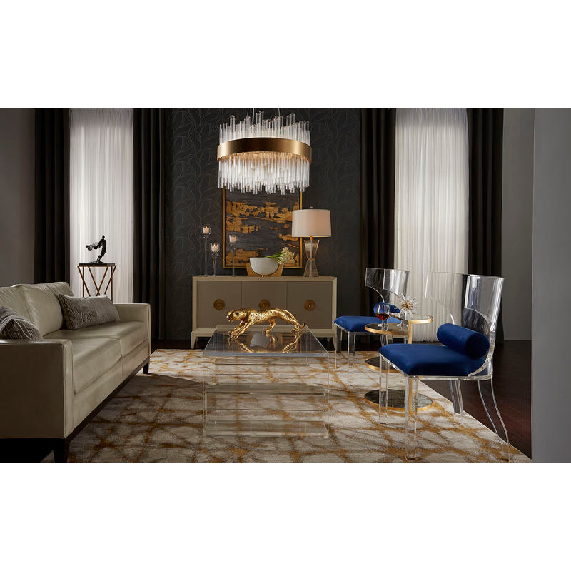 Mykonos Acrylic Made Clear Cocktail Table-Coffee Tables-Wildwood-LOOMLAN