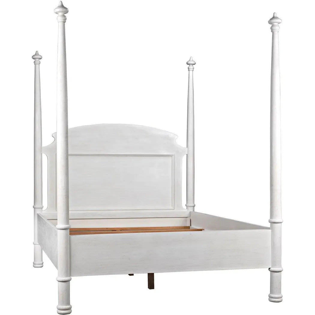 New Douglas Wood White Washed Bed Frame