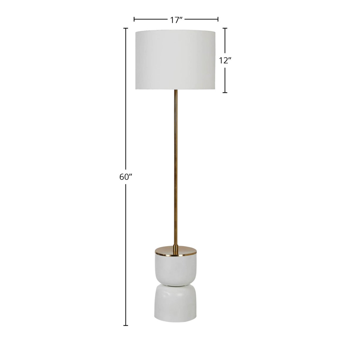 LH Home Orchid Iron Floor Lamp