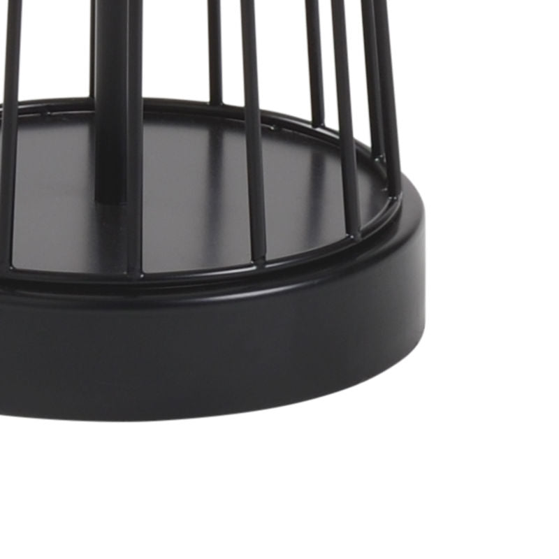 Otis Black Floor Lamp-Floor Lamps-Wildwood-LOOMLAN