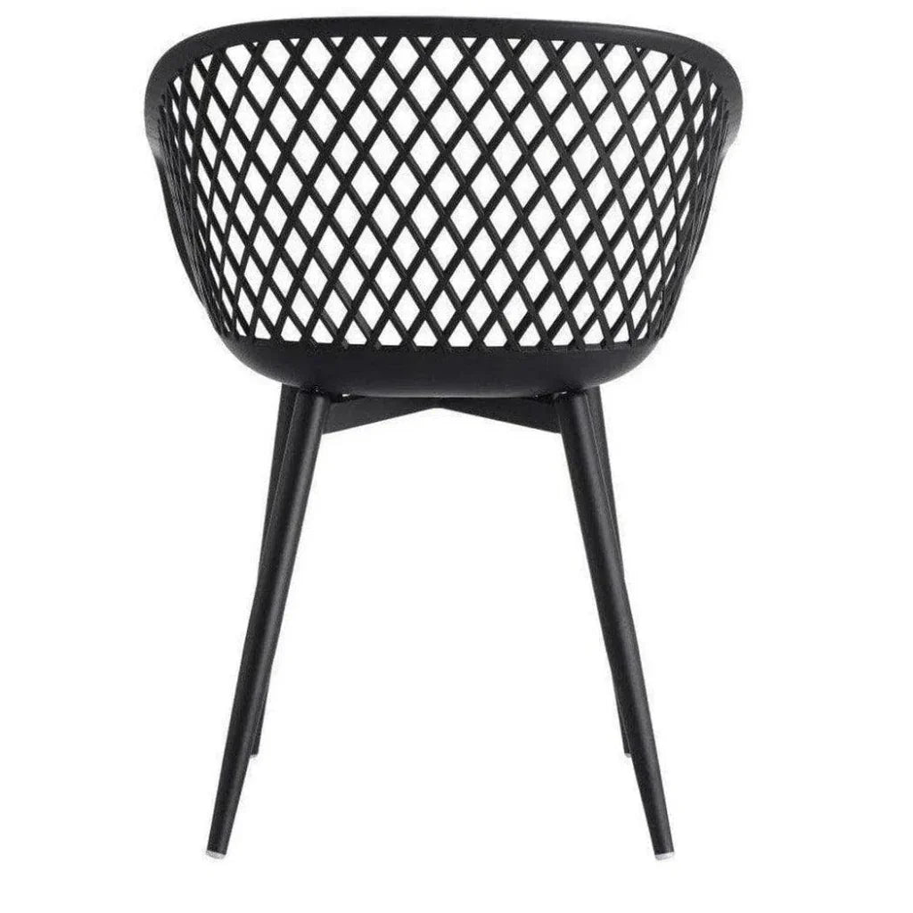 Outdoor Chair Black Set-Outdoor Accent Chairs-Moe's Home-LOOMLAN