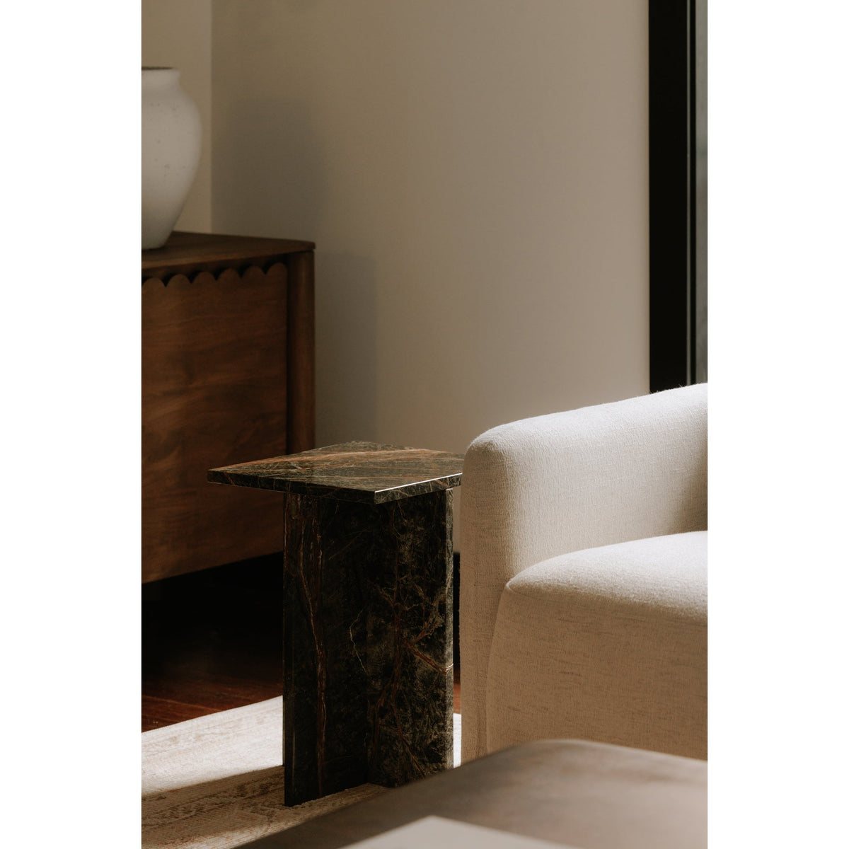 Moe's Home Blair Marble Square Accent Table