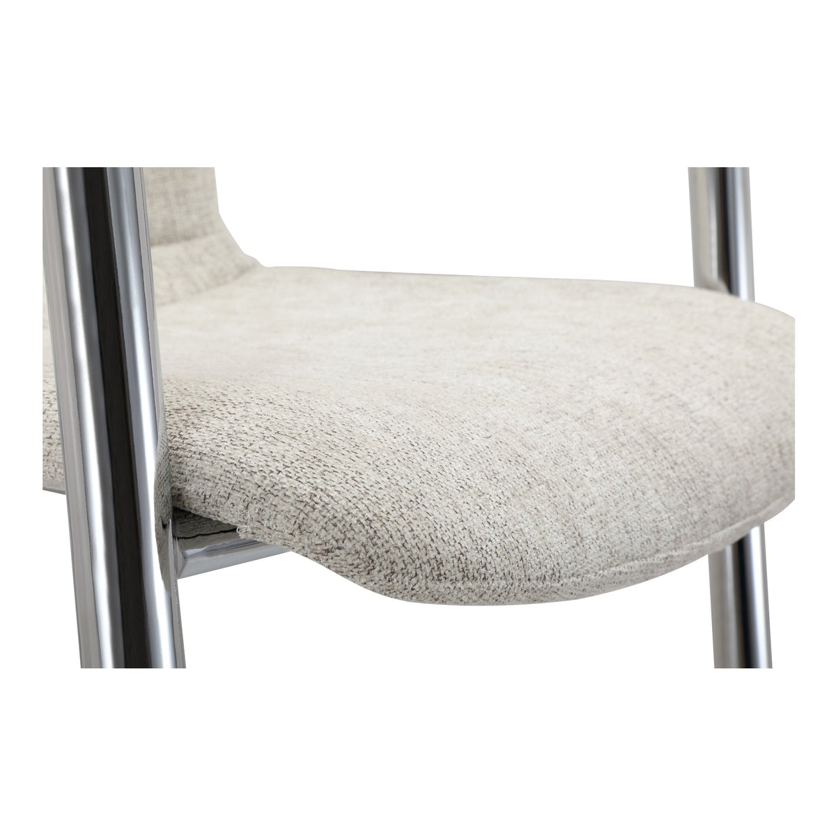 Moe's Home Freeman Performance Fabric Fibre Cream Counter Stool 2PC