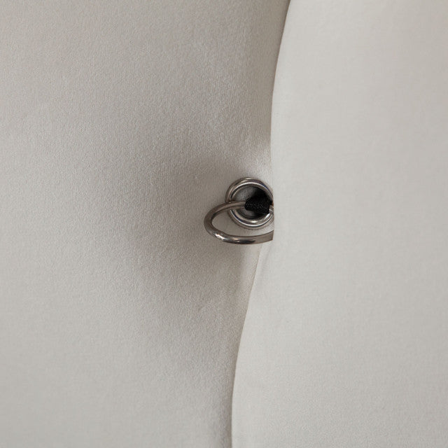 Paloma 5PC Modular 111 Inch Corner Sectional in Light Cream Velvet-Sectionals-Diamond Sofa-Sideboards and Things