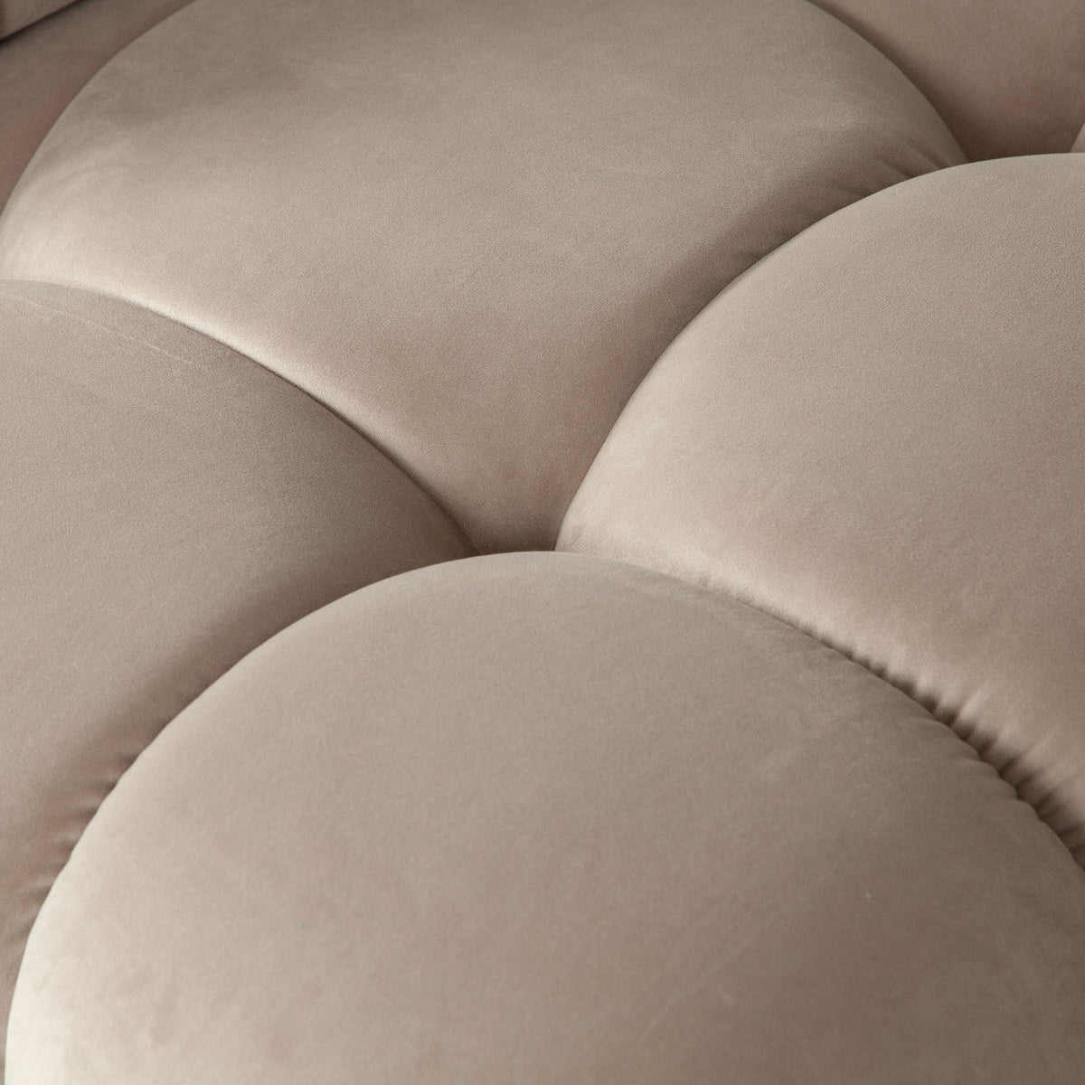 Diamond Sofa Paloma Rectangle Ottoman in Mink Tan Velvet
