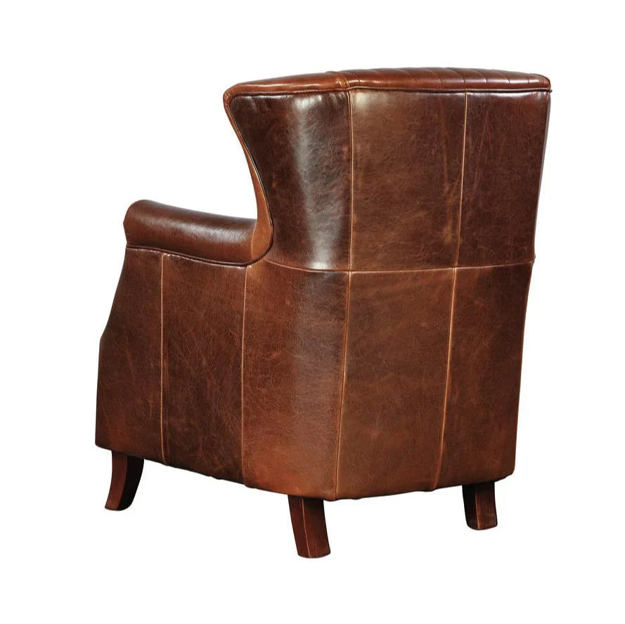 Paris Flea Market Leather Comfort Armchair