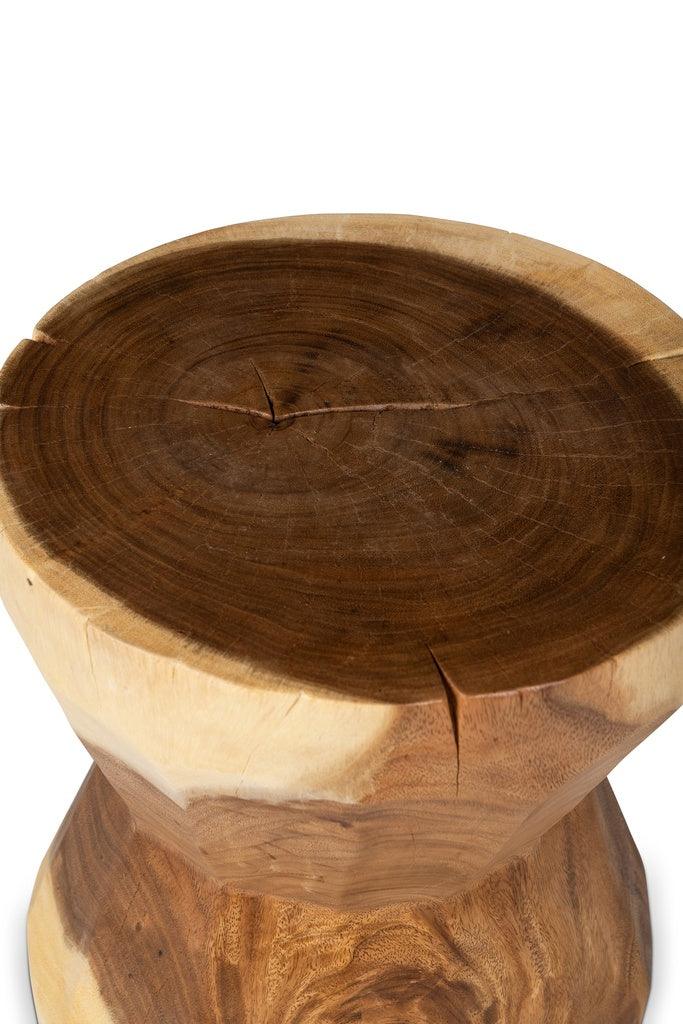 Urbia Patcharee Natural Solid Chamcha Wooden Side Table