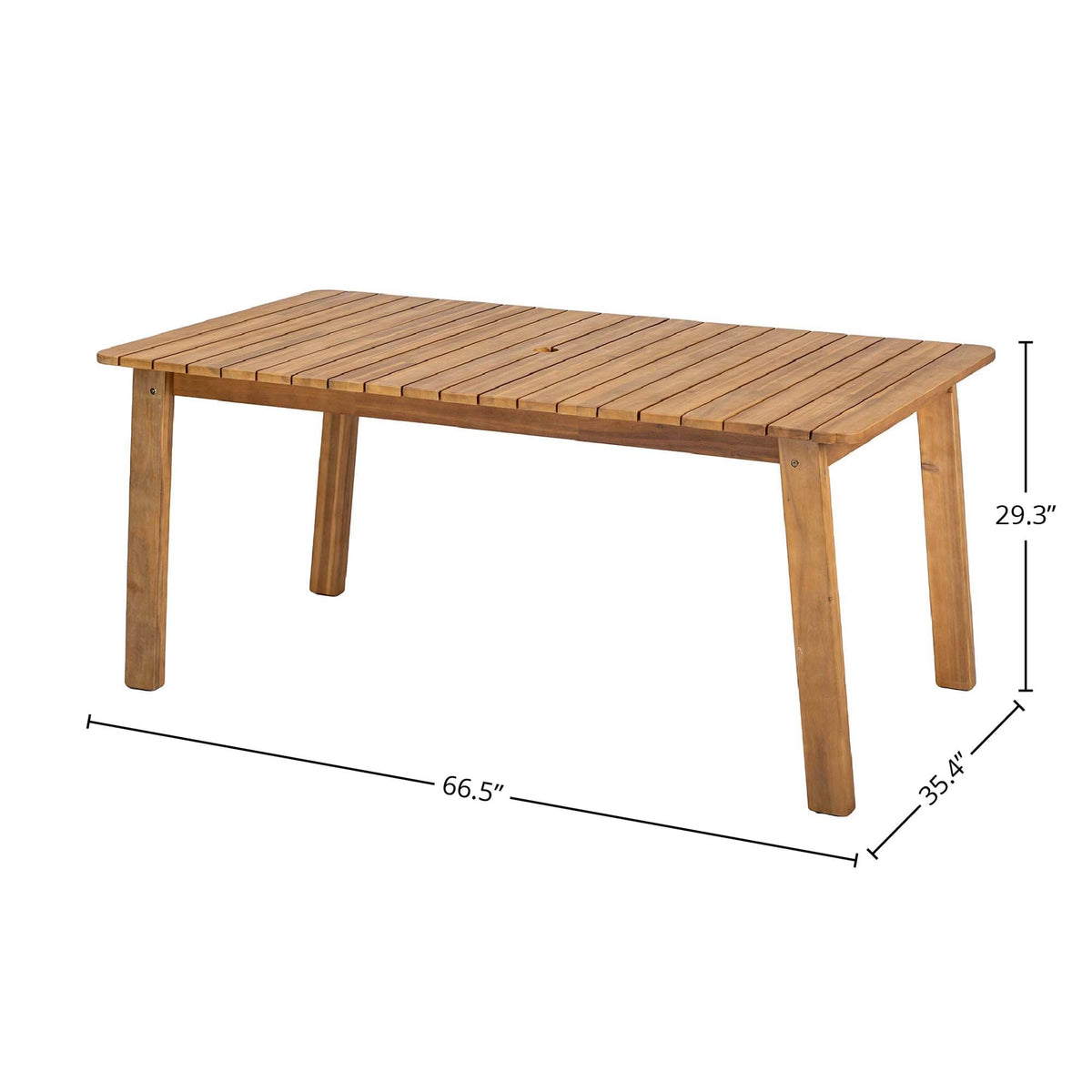 LH Home Riviera Wooden Outdoor Dining Table