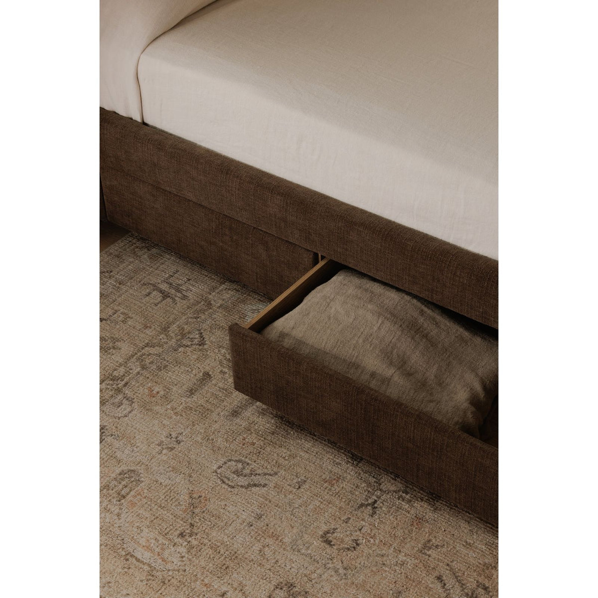Moe's Home Sophia Wood Brown Bed
