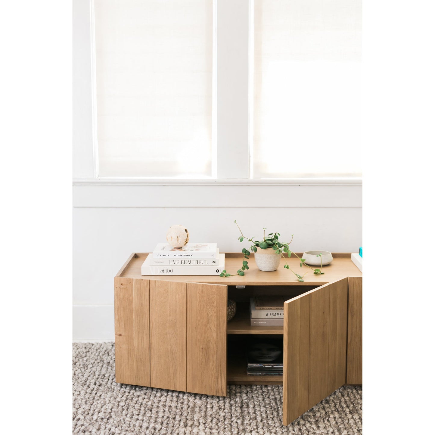 Moe's Home Plank Natural Wood Media Cabinet