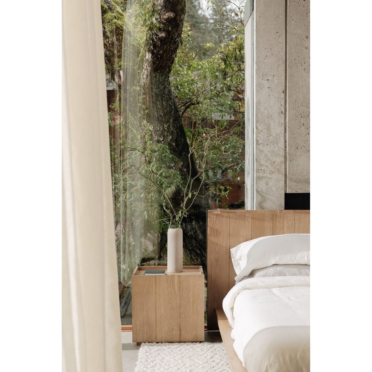Moe's Home Plank Natural Wood Nightstand